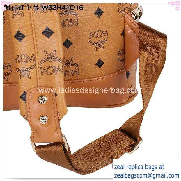 High Quality Replica MCM Medium Stark Backpack MC2446 Wheat